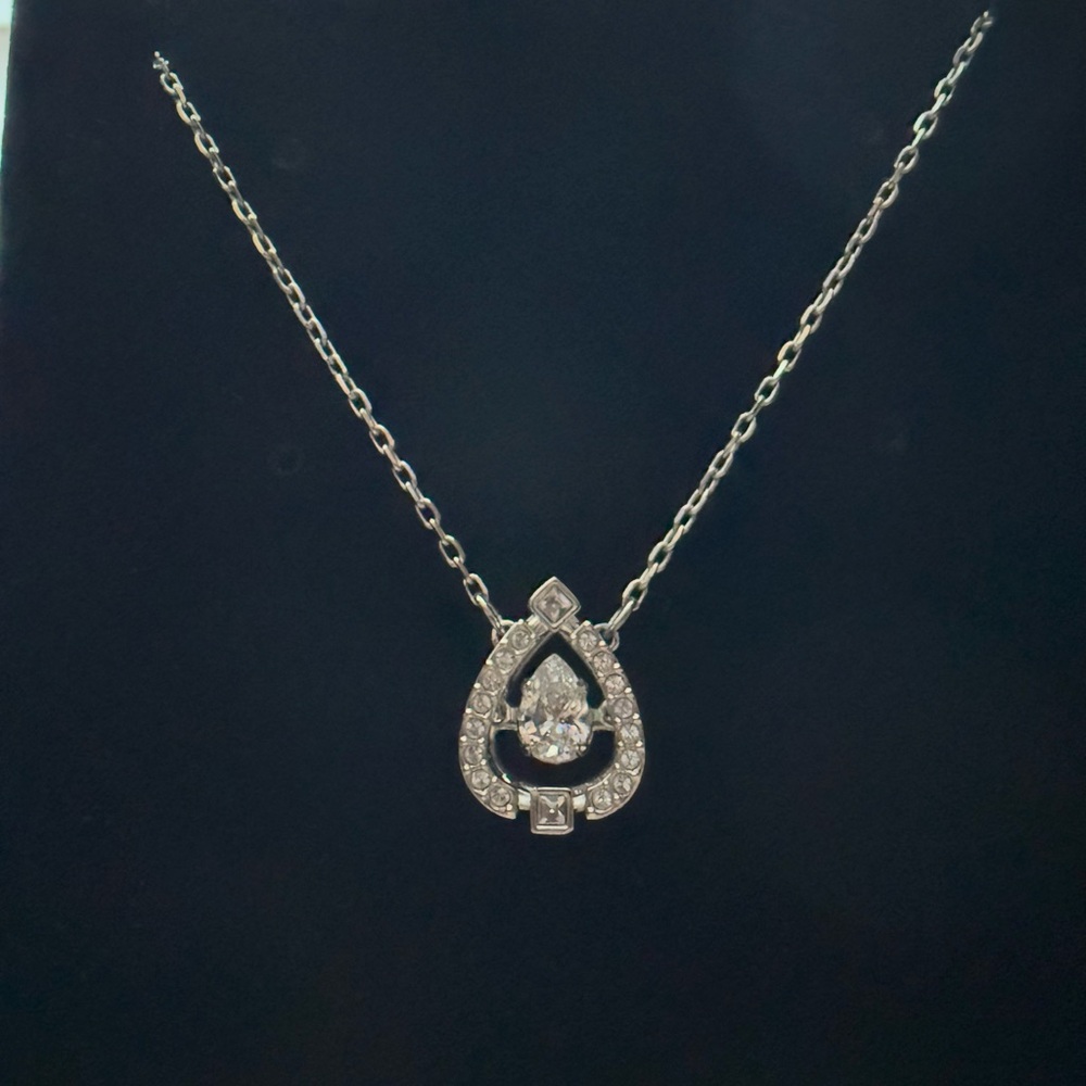 Swarovski Sparking Dance Pear-shape Necklace